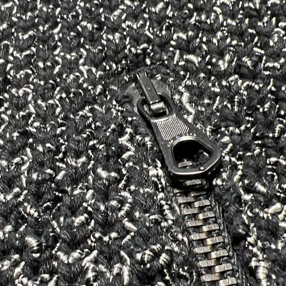 Rag & Bone Gray Zip Up Hart Knit Moto Asymmetrical Women’s Size: S - Picture 6 of 12